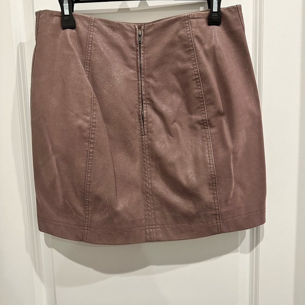 Mauve Free People Mini Skirt - Picture 2 of 5